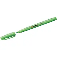 Stabilo flash markeerstift, groen 10 stuks