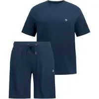 JP 1880 Pyjama kort nachtblauw / wit