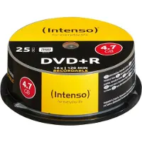 Intenso 4111154 DVD+R disc 4.7 GB 25 stuk(s) Spindel