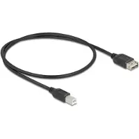 DeLOCK 81529 USB-kabel USB 2.0 0,5 m USB B USB A Zwart