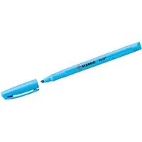 Stabilo flash markeerstift, blauw 10 stuks