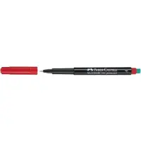 Faber-Castell Permanente markeerstift Faber-Castell Multimark 1513 F Rood 0,6 mm (10 Stuks)