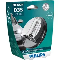 Philips Xenon X-TremeVision D3S voor o.a. ALFA ROMEO, AUDI, CHRYSLER, DODGE, FORD, FORD USA, HYUNDAI, JAGUAR, JEEP, KIA, LANCIA, LAND ROVER, MERCEDES-BENZ, OPEL, PORSCHE, SEAT, SKODA, VOLKSWAGEN, VOLVO