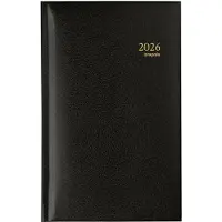 Brepols Interplan Lima Zakagenda 2027 1 Week per 2 pagina's Duits, Engels, Frans, Italiaans, Nederlands, Spaans Zwart 0,736,1255,01,6,0