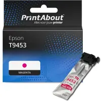 PrintAbout Huismerk Epson T9453 Inktcartridge Magenta Hoge capaciteit