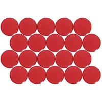 MAUL SuperMagnet Whiteboard-magneten Rood 2 kg draagkracht 33 mm 20 Stuks