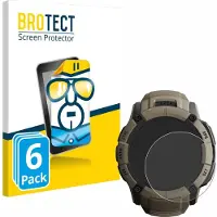 BROTECT - Screenprotector voor Garmin Instinct 2X Solar Tactical Edition - Folie Beschermfolie transparant 6 Stuks