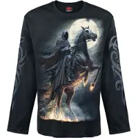 Spiral Shirt met lange mouwen - Shadow Rider - M tot XXL - voor Mannen - zwart - Maat L