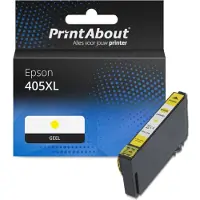 PrintAbout Huismerk Epson 405XL (C13T05H44010) Inktcartridge Geel Hoge capaciteit