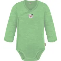Normani Rompertje/body 'Kaitaia' beige / groen / zwart / wit