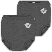 Normani Onderbroek 'Tokoroa' beige / antraciet / wit