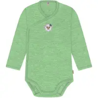 Normani Rompertje/body 'Kaitaia' beige / groen / zwart / wit