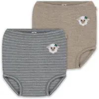 Normani Onderbroek 'Tokoroa' beige / grijs / wit
