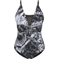 Rock Rebel by EMP Zwempak - S tot M - voor Vrouwen - olijf - Maat M