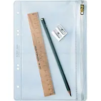 Leitz Map 4040 A5 Ritssluiting PVC (Polyvinylchloride) 6 15,5 (B) x 21 (D) x 21 (H) cm Transparant