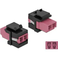 DeLOCK LC Duplex Multimode keystone -