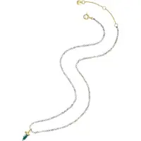 Glanzstücke Ketting goud / grijs / groen