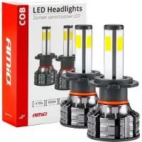 Amio LED Koplampen COBserie H7 Dimlichten Wit