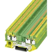 Phoenix Contact beschermingsgeleider-steekklem PT 2,5-QUATTRO PE, push-in aansluiting, doorsnede massief: 0,14 mm² - 4 mm², AWG26 -