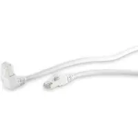 S-Impuls CAT.6 patchkabel, S/FTP, 90 graden, 0,5 meter, wit