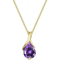Rafaela Donata Ketting goudgeel / lila