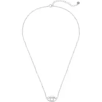 Glanzstücke Ketting zilver / transparant