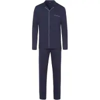 Hanro Pyjama lang ' Day & Night ' navy