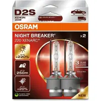 Osram D2s 85v 35w P32d-2 Xenarc Night Breaker 220 White 4500k Autolicht 2 Eenheden