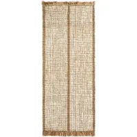 Ferm Living Vloerkleed Athens Stripes 80 x 200 cm - Natural / Off-White