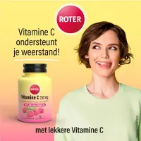 Roter Vitamine C 250 mg Weerstand Framboos - 3 x 75 kauwtabletten - Voordeelverpakking