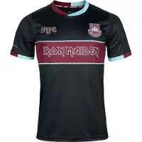 Iron Maiden Jersey - IMFC West Ham Jersey - S tot 5XL - voor Mannen - zwart - Maat S