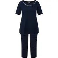Ulla Popken Pyjama nachtblauw