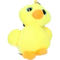 Wild Planet Pluche mini baby eend sleutelhanger 9 cm - Dieren knuffel cadeaus artikelen voor kinderen