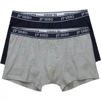 JP 1880 Boxershorts navy / grijs gemêleerd