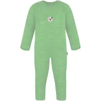 Normani Rompertje/body 'Waverly' beige / groen / appel / zwart / wit