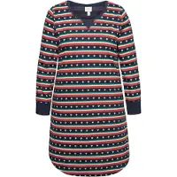Ulla Popken Nachthemd marine / gemengde kleuren