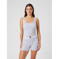 Björn Borg Original Rib Tank Grijs | Maat: M