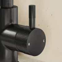 Saniclear Iron Stripes hendel voor Matrix wastafelkraan (SK24862)