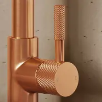 Saniclear Copper Curved hendel voor Highriser (SK89500)