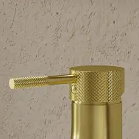 Saniclear Brass Curved hendel voor wastafelkranen (SK24880 en SK24879)