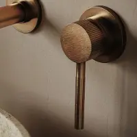 Saniclear Antique Stripes hendel voor inbouw wastafelkraan en staande badkraan (SK80046 en SK80050)