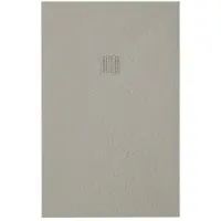 ZEZA Grade douchevloer - 70x180cm - antislip - antibacterieel - mineraalmarmer - rechthoek - mat new pearl (beige) 400000000000019894