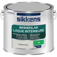 Sikkens - Binnenlak Mat - Misted Grey - Mengverf - 2,5 L