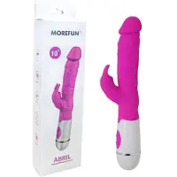 Armony - ABRIL VIBRATOR RABBIT 16 SNELHEDEN ROZE | BUNNY VIBRATOR | RABBIT VIBRATOR | SEX TOYS VOOR VROUWEN | VIBRATOR | VIBRATOR VOOR VROUWEN