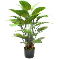 PrettyPlants Calathea Kunstplant 70cm | Kunstplant voor binnen | Hoogwaardige Kunstplant | Groene Kunstplant | Calathea Nepplant