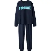 TWO SOON Nachtkledij 'Fortnite' navy / lichtblauw