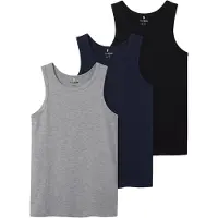 TWO SOON Onderhemd navy / grijs gemêleerd / zwart