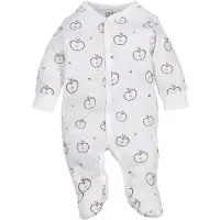 Nini Rompertje/body 'Sweets Apples' bruin / wit