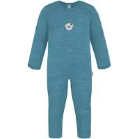 Normani Rompertje/body blauw / gemengde kleuren