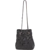 NAEMI Handtas zwart / wit